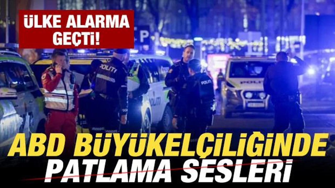 Son dakika: Norve&ccedil;'teki ABD b&uuml;y&uuml;kel&ccedil;iliğinde patlama! &Uuml;lke alarma ge&ccedil;ti