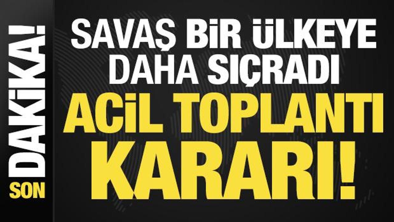 Son dakika: Savaş bir ülkeye daha sıçradı! Acil toplantı kararı… Son dakika: Savaş bir ülkeye daha sıçradı! Acil toplantı kararı…