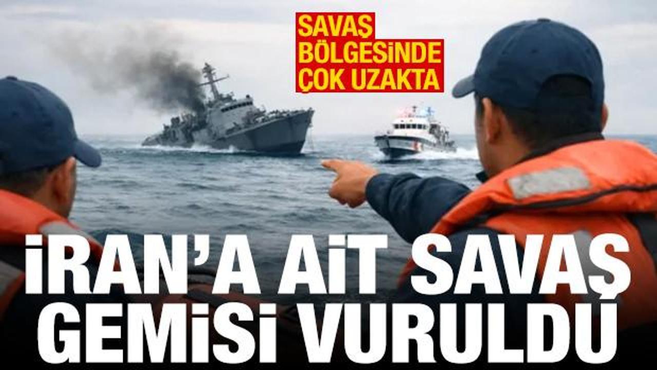 Sri Lanka a&ccedil;ıklarında İran'a ait savaş gemisi vuruldu