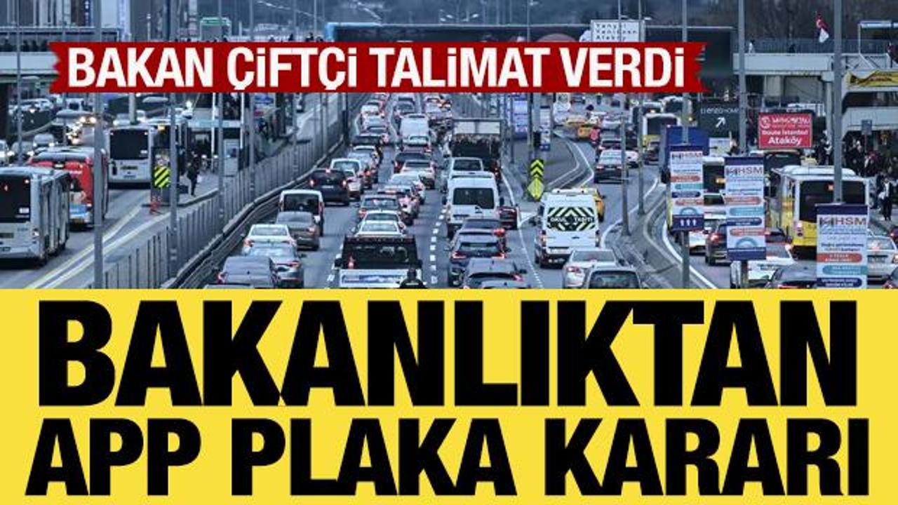 Standart dışı plaka denetimlerinde 1 Nisan'a kadar ceza kesilmeyecek