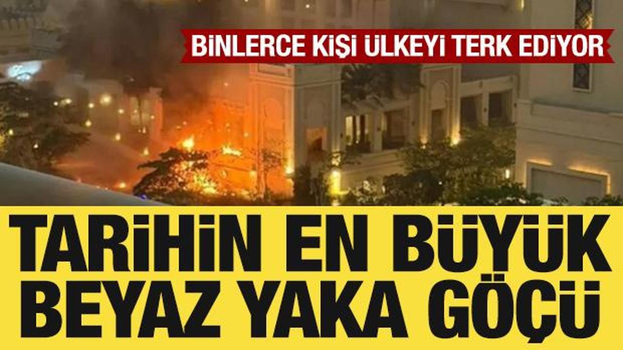 Tarihin en b&uuml;y&uuml;k beyaz yaka g&ouml;&ccedil;&uuml;: Dubai'de binlerce kişi &uuml;lkeyi terk ediyor