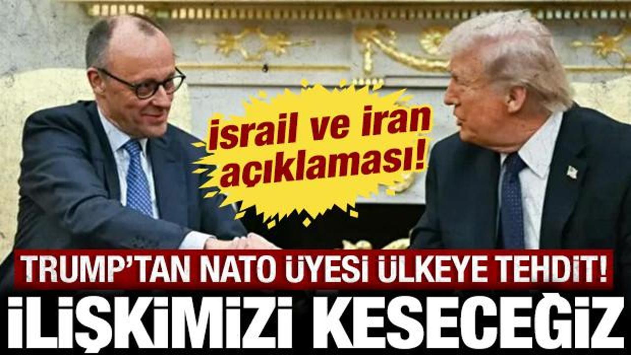  Trump'tan son dakika İran a&ccedil;ıklaması: NATO &uuml;yesi &uuml;lkeyi tehdit etti