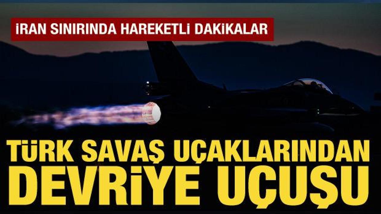  Y&uuml;ksekova'da TSK'ya ait savaş u&ccedil;aklarından devriye u&ccedil;uşu