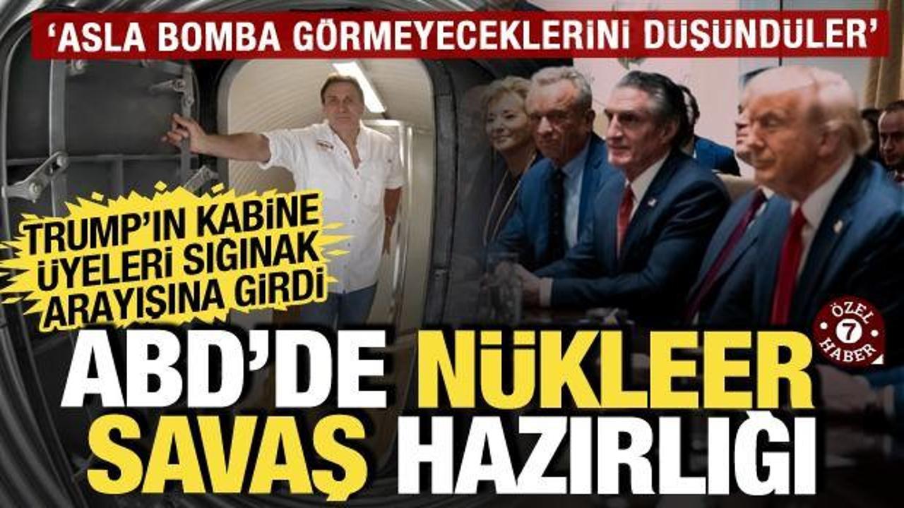 ABD'de n&uuml;kleer savaşa hazırlık: Trump'ın kabinesi sığınak arayışına girdi
