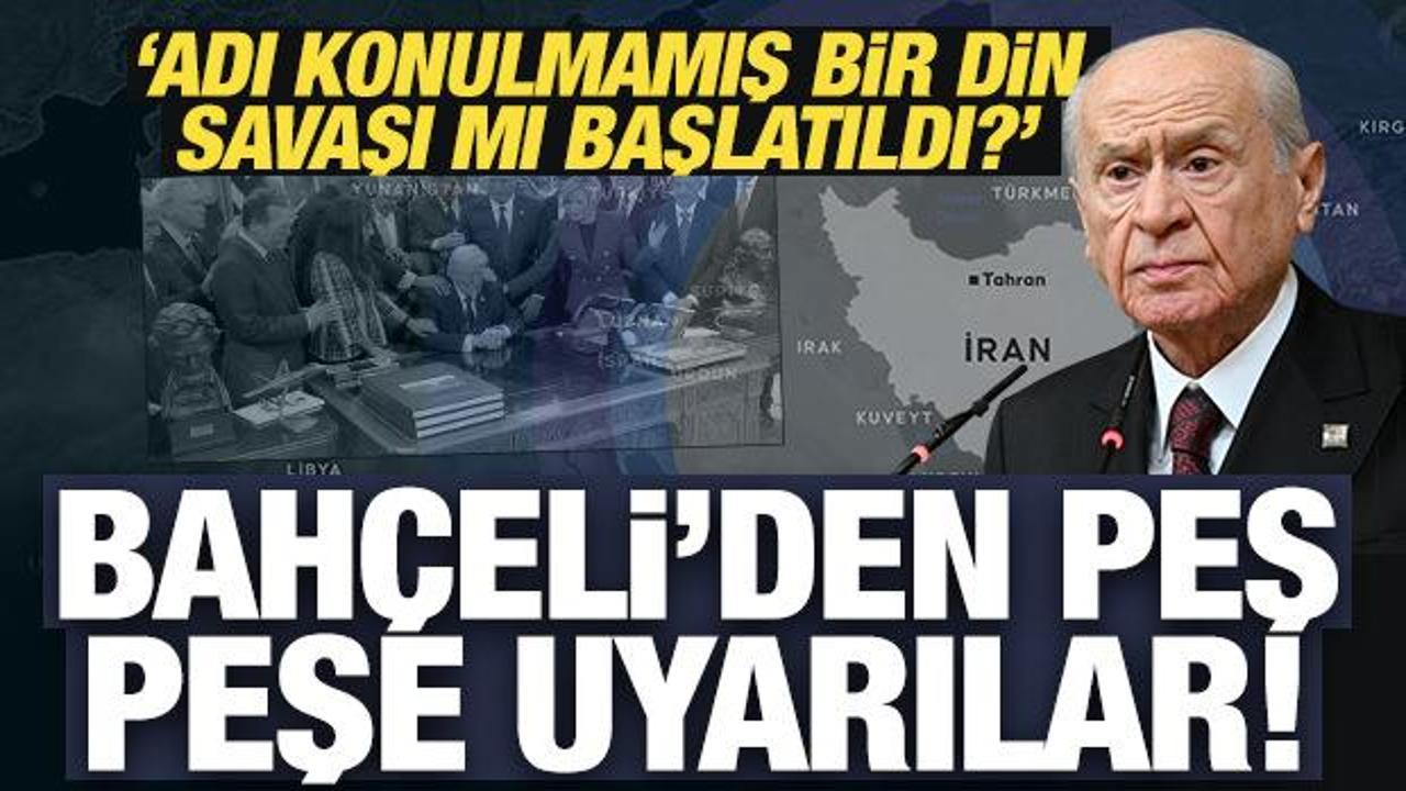 'Adı konulmamış bir din savaşı mı başlatıldı?' diyen Bah&ccedil;eli'den peş peşe uyarılar!