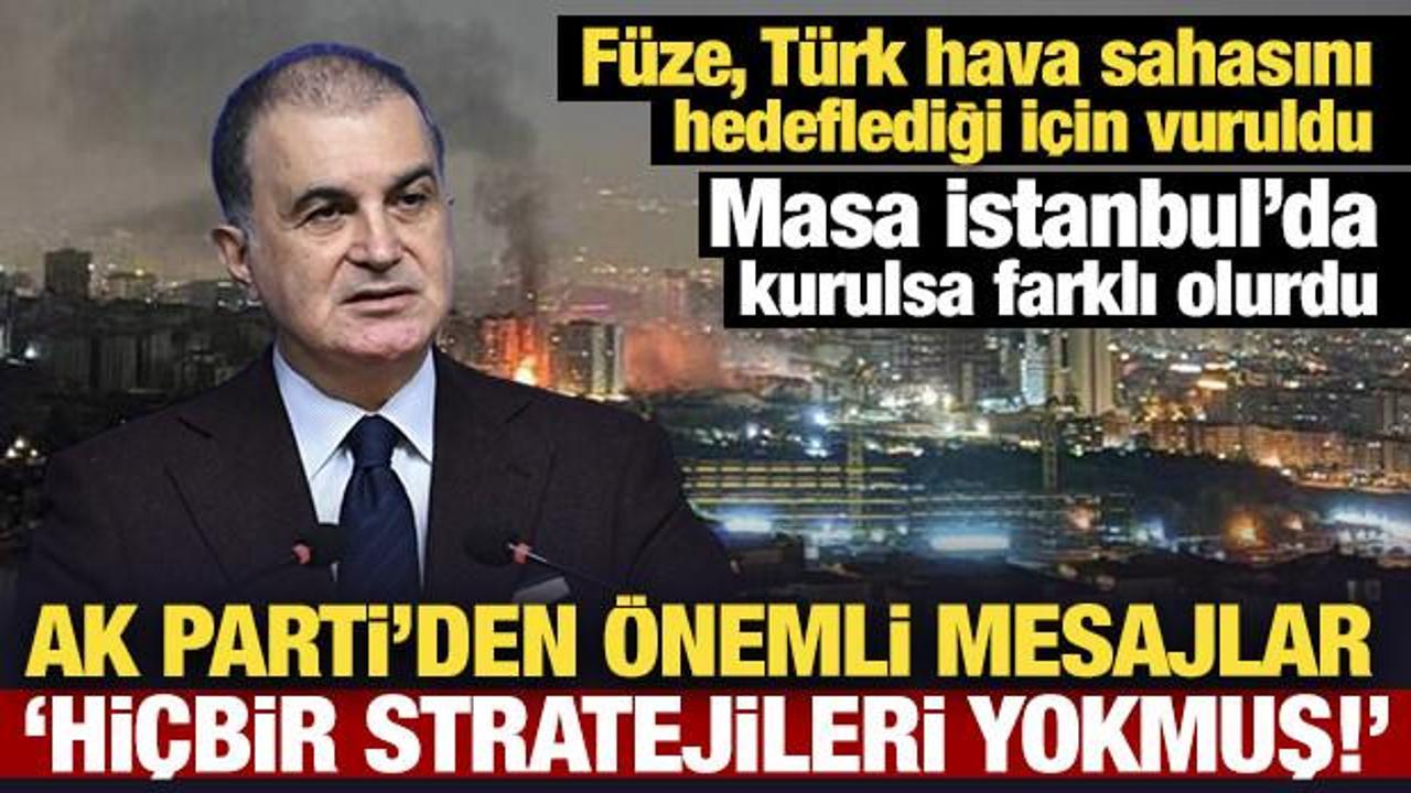 AK Parti'den son dakika mesajı: Hi&ccedil;bir stratejileri yokmuş!