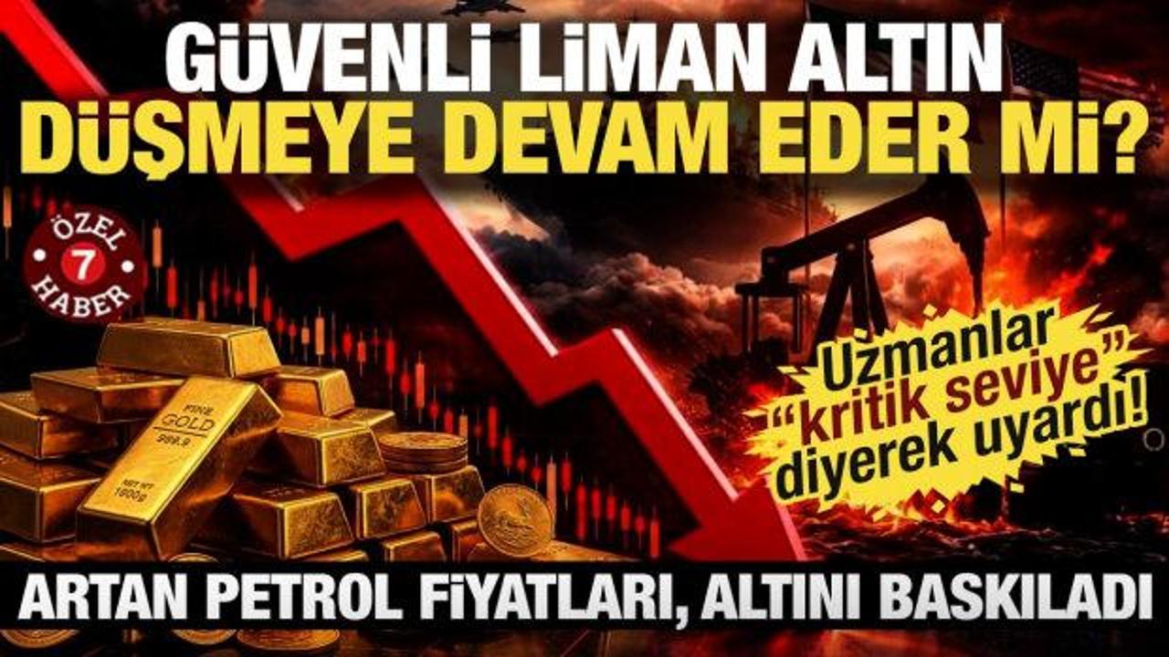 Altının tahtı sallandı: Uzmanlar kritik seviye diyerek a&ccedil;ıkladı