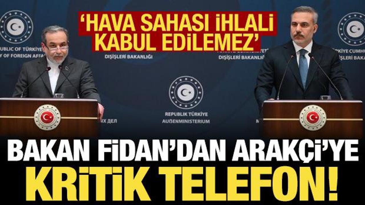 Bakan Fidan, İranlı mevkidaşı Arak&ccedil;i ile g&ouml;r&uuml;şt&uuml;! 'İhlal kabul edilemez'