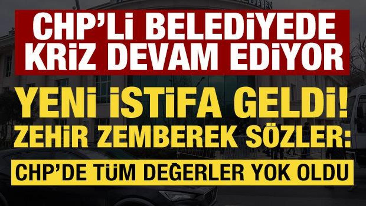 CHP’li Beykoz Belediyesi’nde kriz devam ediyor: İstifa geldi