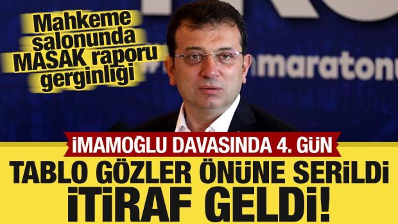 İmamoğlu davasında 4. g&uuml;n: Duruşma salonunda 'tablo' gerginliği! 