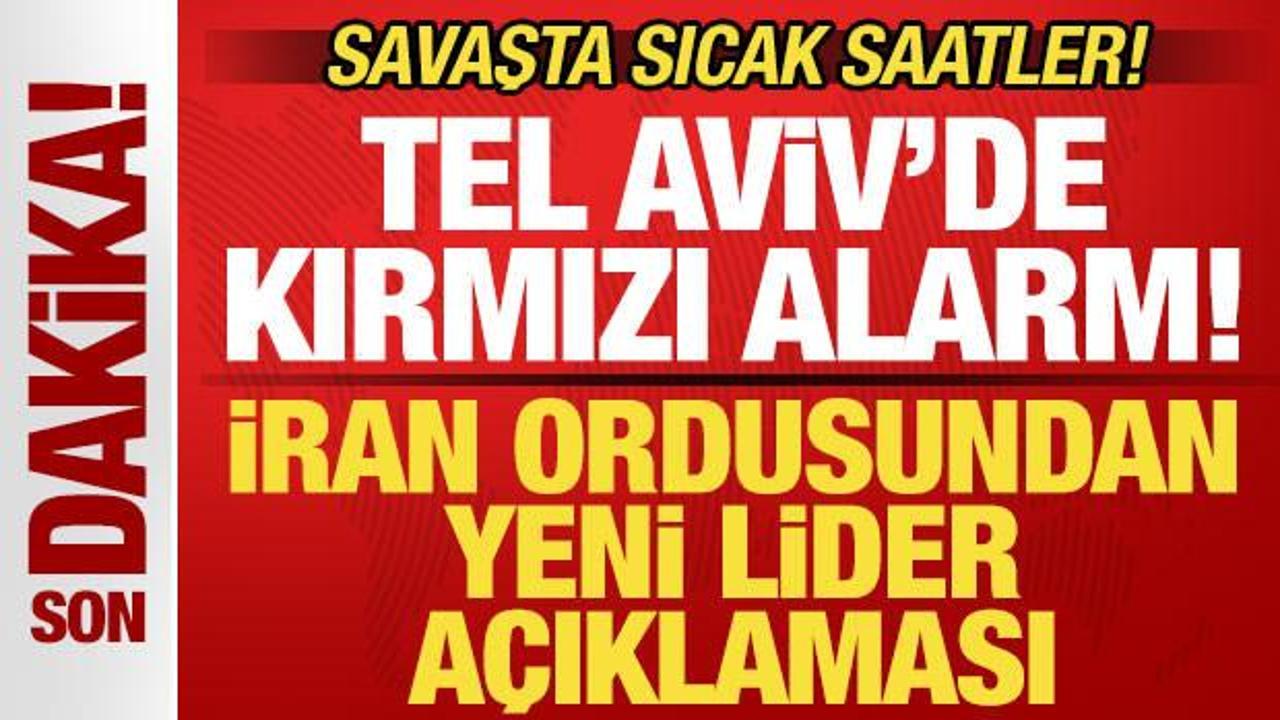 İran, ABD-İsrail savaşı: İran ordusunun kalbi vuruldu! Tel Aviv'de kırmızı alarm verildi