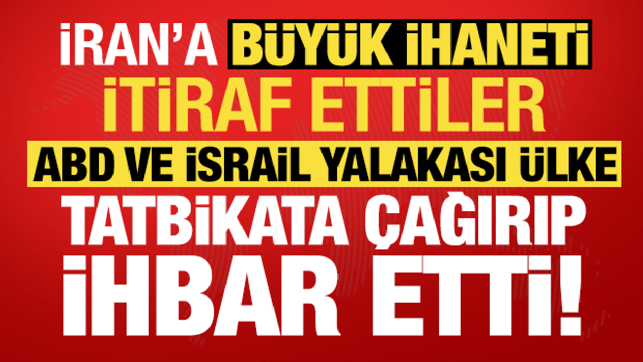İran'a büyük ihanet! Ne ABD ne de İsrail, tatbikata çağırıp gemiyi ihbar ettiler...
