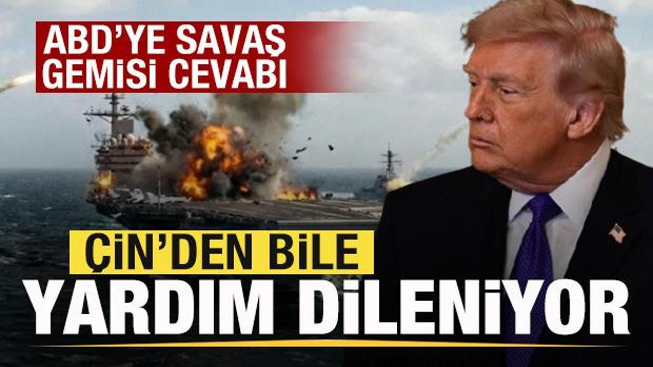 İran'dan son dakika ABD a&ccedil;ıklaması! Savaş gemisi cevabı: &Ccedil;in'den yardım dileniyor