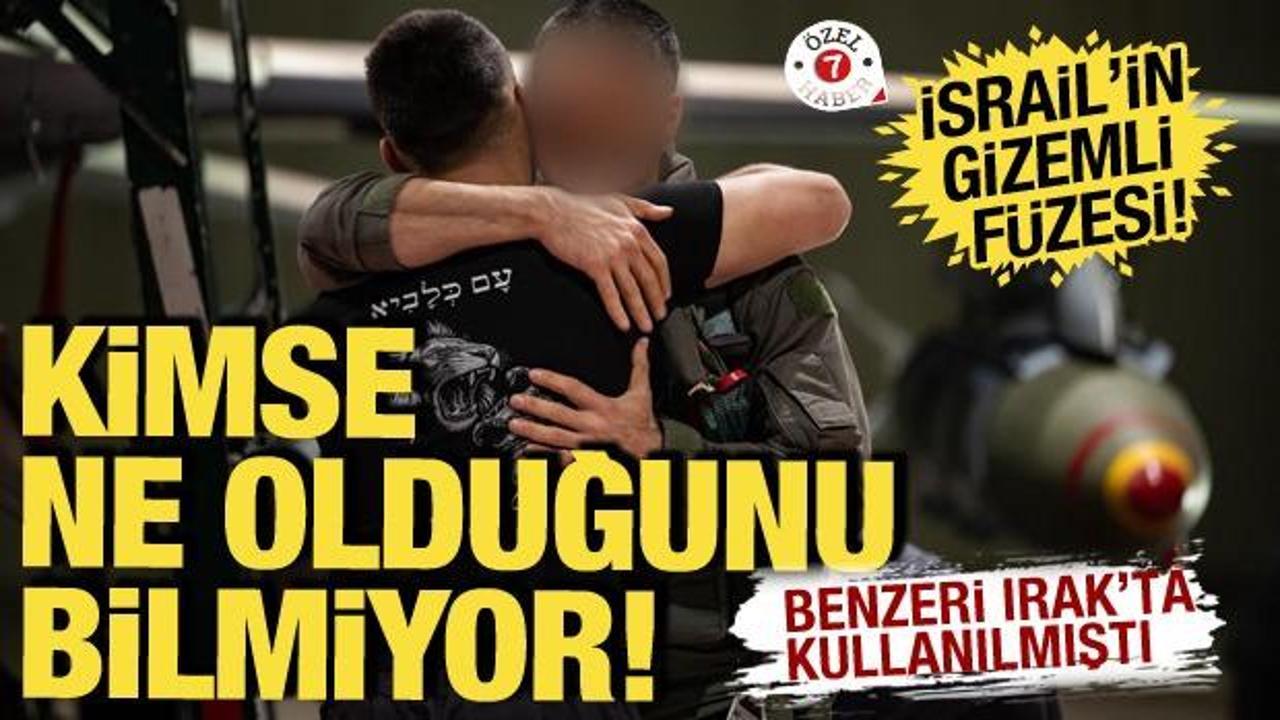İsrail'in gizemli f&uuml;zesi: Kimse ne olduğunu bilmiyor! Paylaşılan fotoğrafla ortaya &ccedil;ıktı