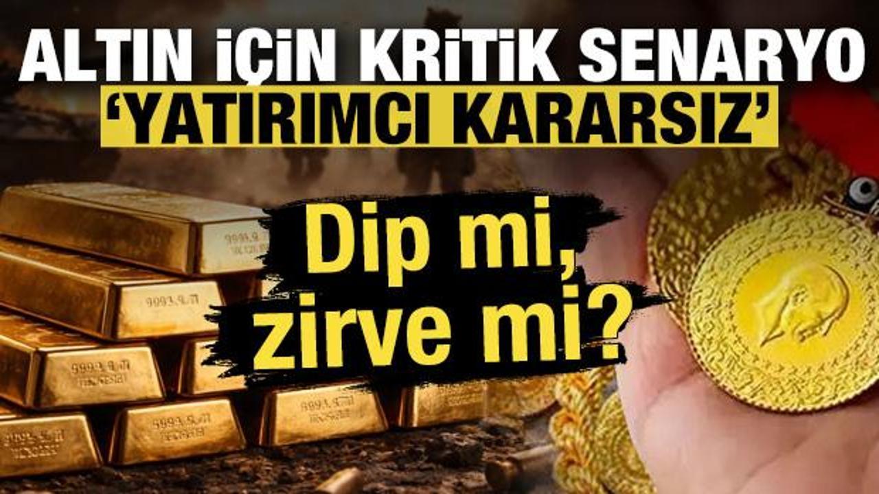 Ons altın i&ccedil;in iki senaryo: 5.200 dolar &uuml;st&uuml; zirve, 5 bin dolar altı sert d&uuml;ş&uuml;ş