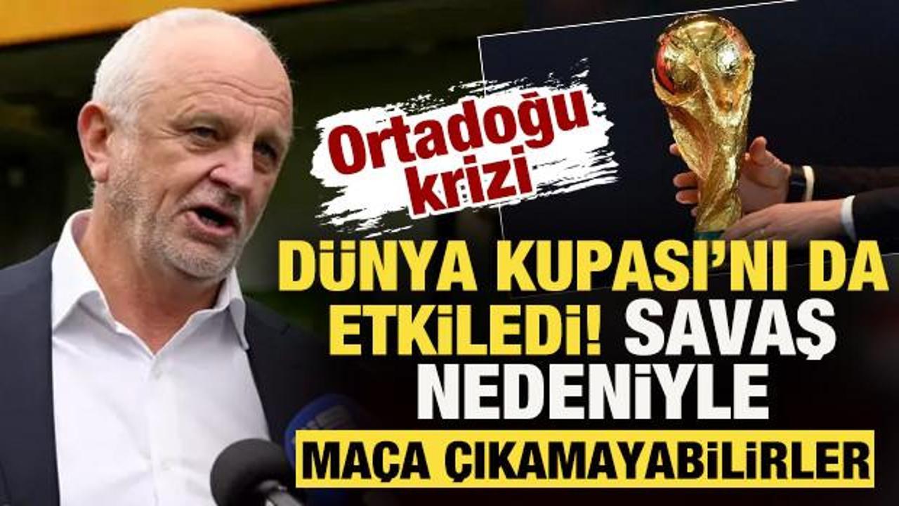 Ortadoğu krizi D&uuml;nya Kupası&rsquo;nı etkiledi: Savaş nedeniyle Irak ma&ccedil;a &ccedil;ıkamayabilir