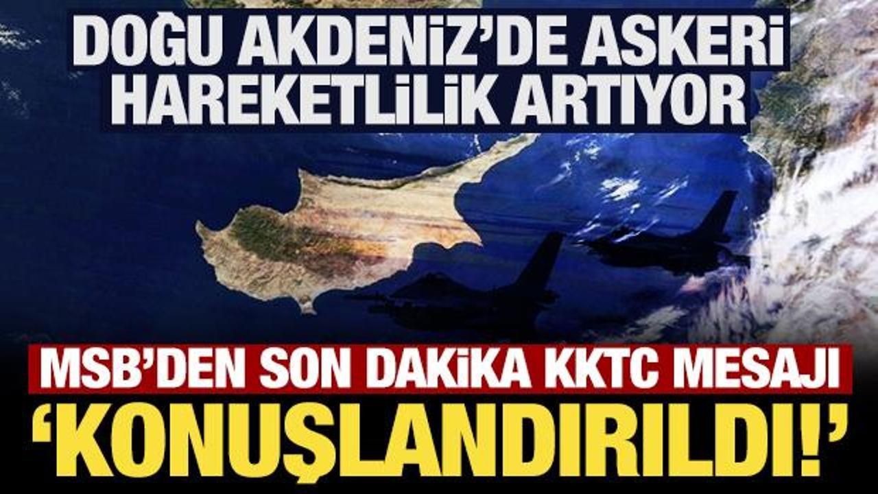 Son Dakika... MSB: KKTC&rsquo;ye 6 adet F-16 ve hava savunma sistemleri konuşlandırıldı!