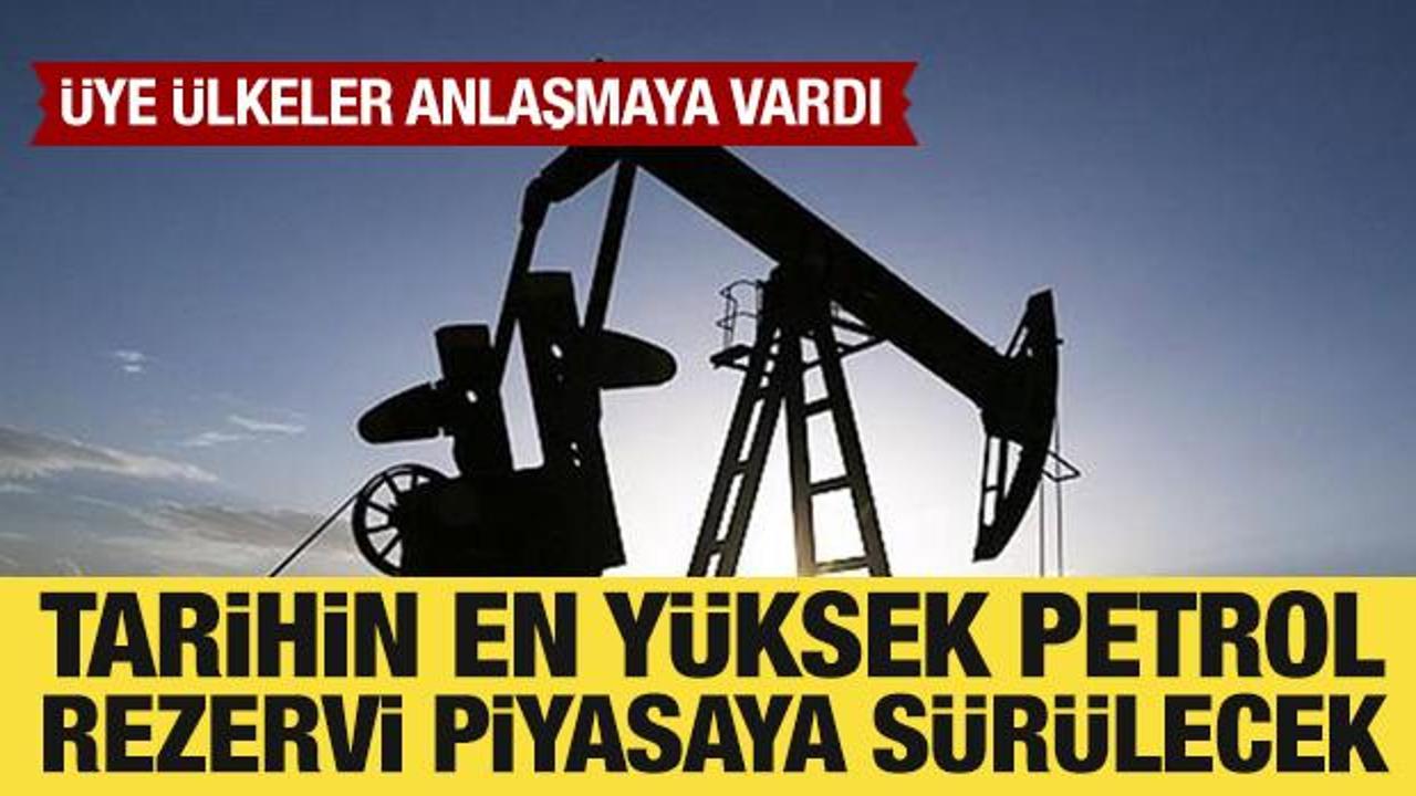 Tarihin en y&uuml;ksek petrol rezervi piyasaya s&uuml;r&uuml;lecek