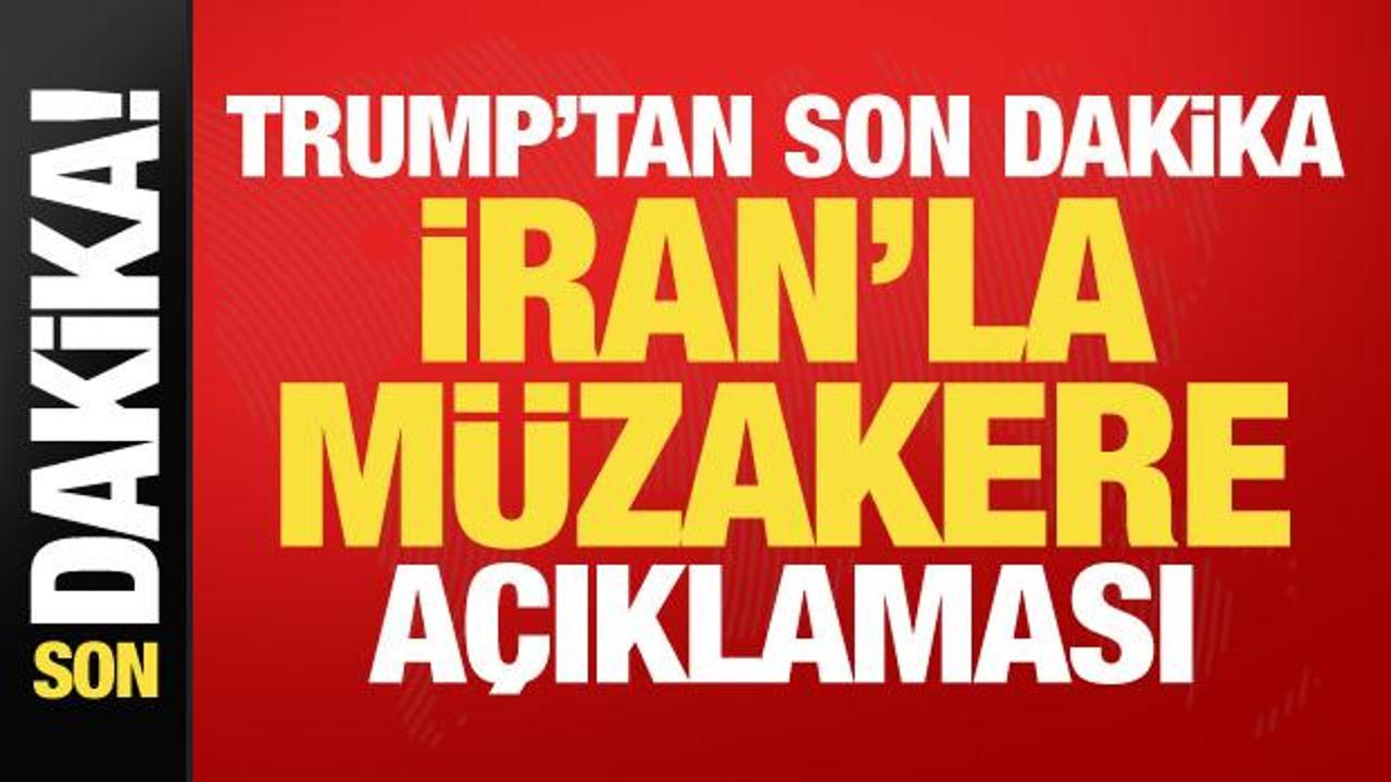 Trump: İran ile görüşebilirim