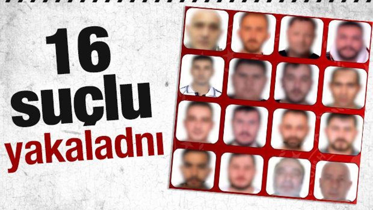 T&uuml;rkiye ve G&uuml;rcistan'dan ortak operasyon: 13'&uuml; kırmızı b&uuml;ltenli 16 su&ccedil;lu yakalandı