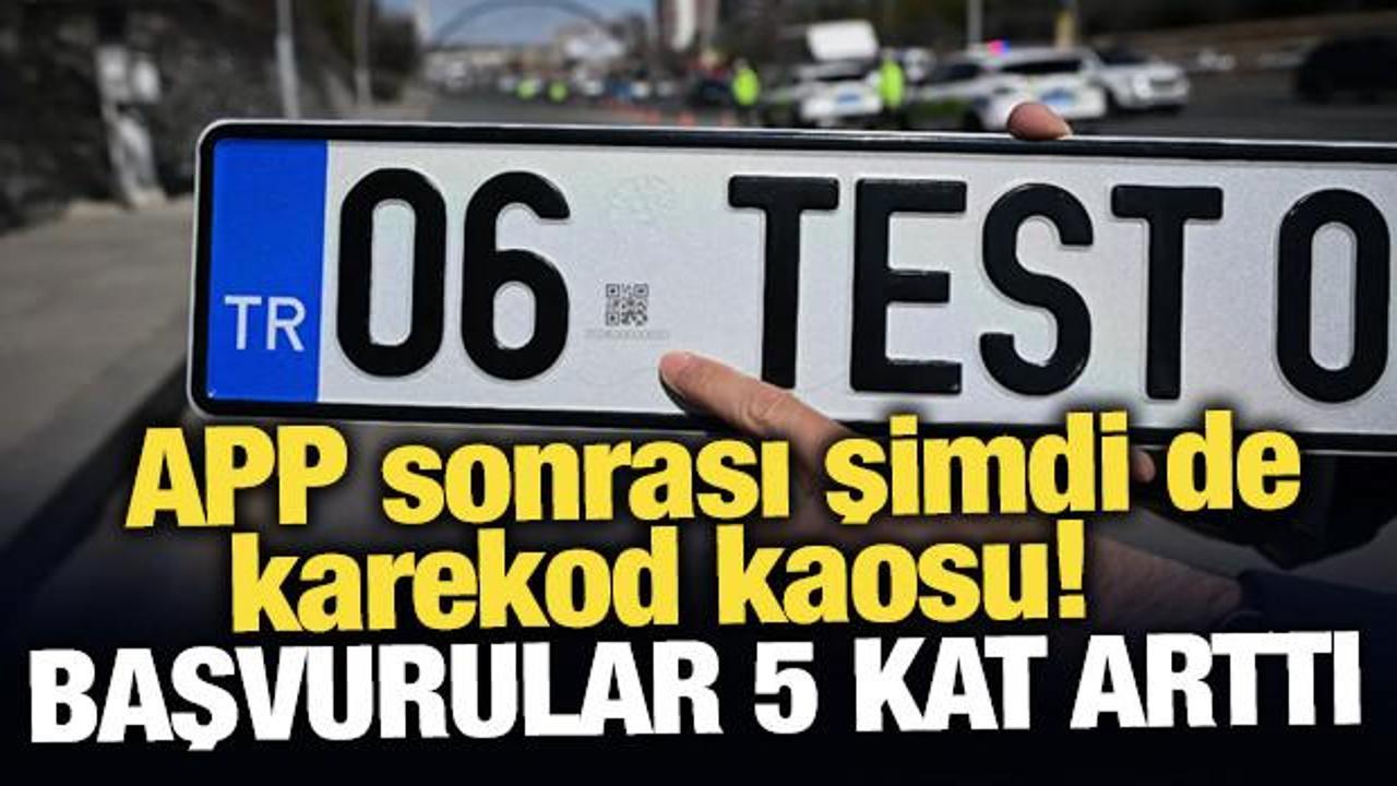 APP plaka yasağı sonrası 'karekod' kaosu: Başvurular 5 katına &ccedil;ıktı