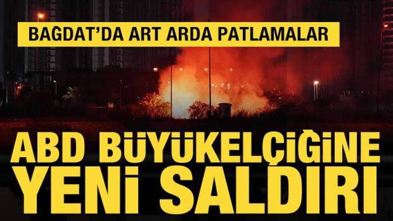 Bağdat'ta ABD b&uuml;y&uuml;kel&ccedil;iliğine yeni bir saldırı daha!
