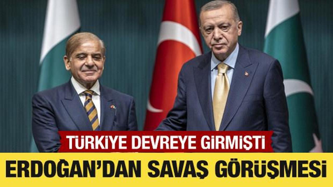 Cumhurbaşkanı Erdoğan, Pakistan Başbakanı Şerif ile g&ouml;r&uuml;şt&uuml;