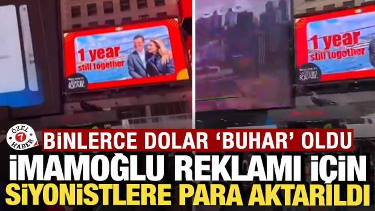 İmamoğlu reklamı i&ccedil;in Siyonistlere para aktarıldı: Binlerce dolar 'buhar' oldu