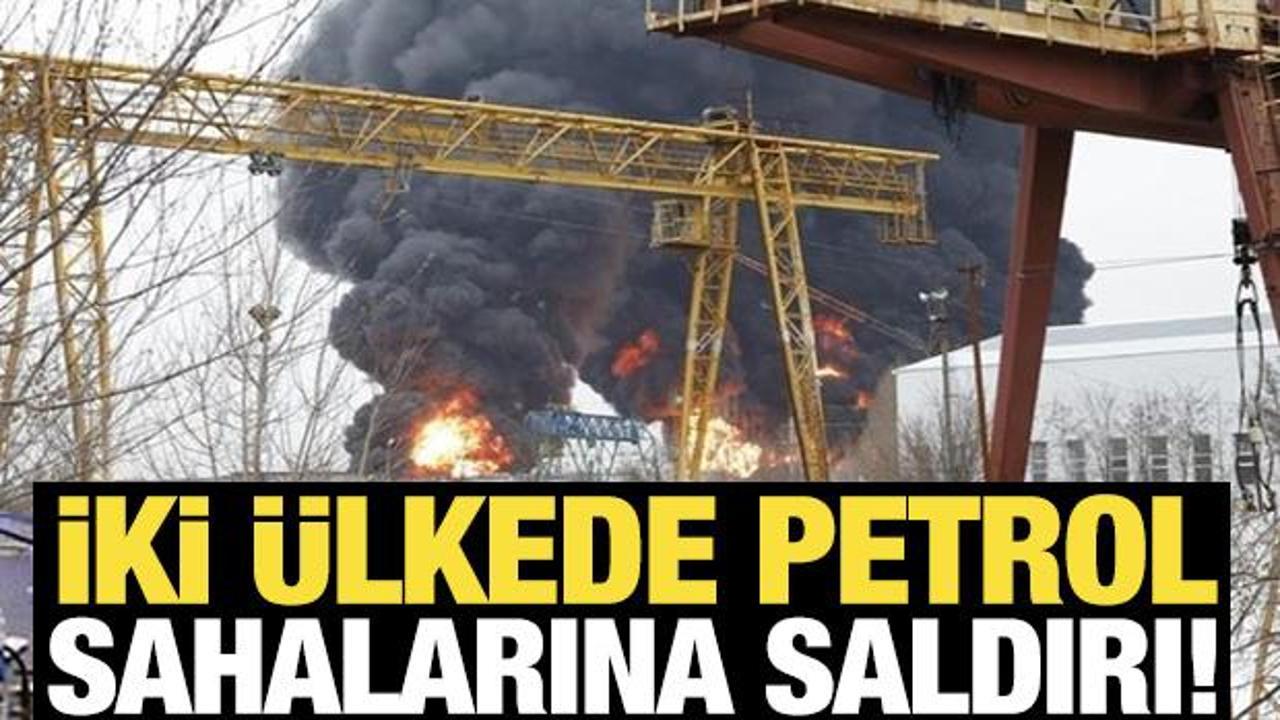 Irak ve BAE'de petrol sahalarına saldırı! 