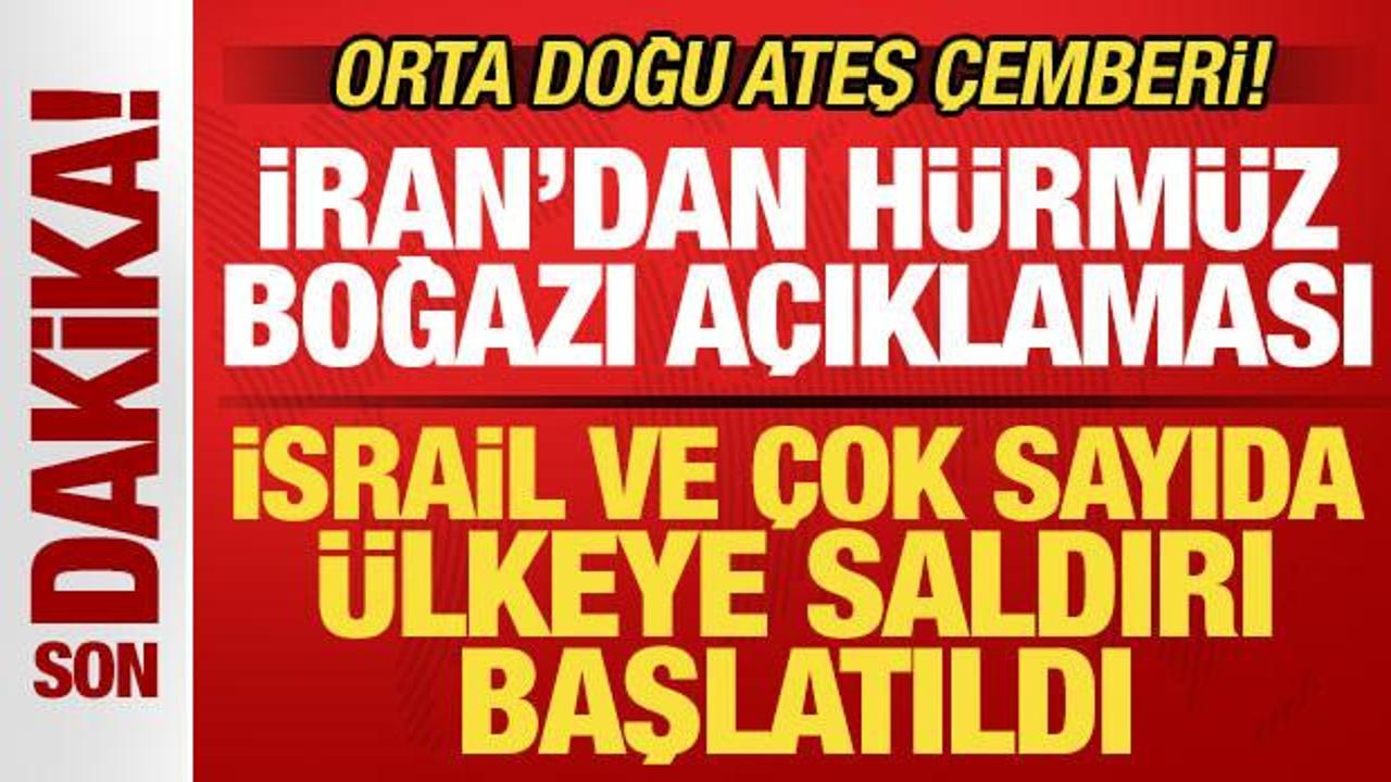 İran'dan son dakika savaş a&ccedil;ıklaması! İsrail ve &ccedil;ok sayıda &uuml;lkeye saldırı başlatıldı