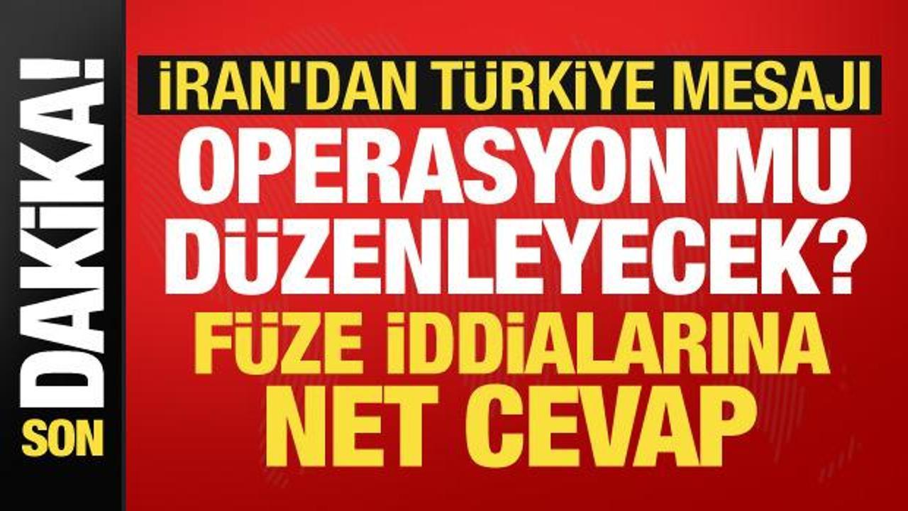 İran'dan son dakika T&uuml;rkiye a&ccedil;ıklaması: Saldırma niyetimiz yok!
