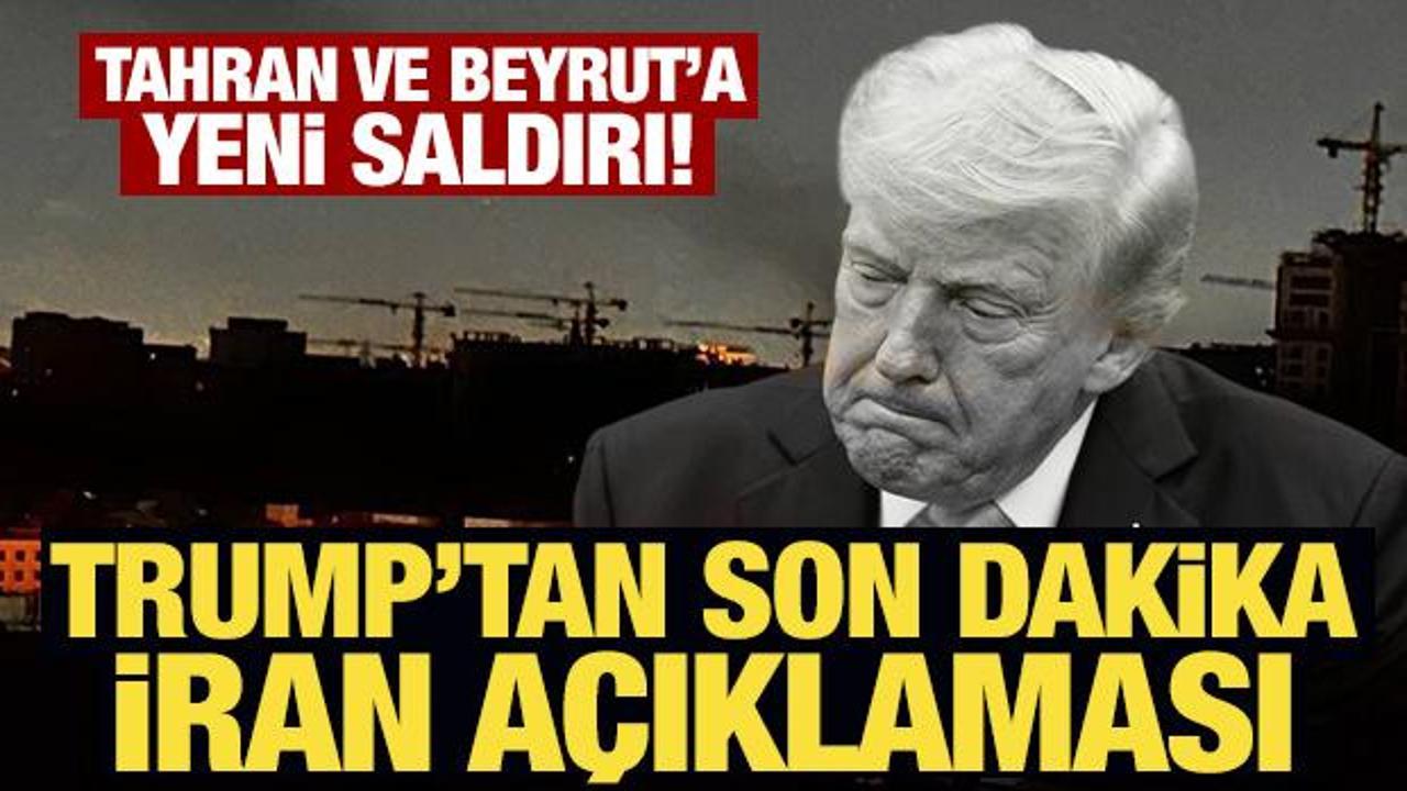 İsrail ordusu peş peşe duyurdu: Beyrut ve Tahran’ı hedef aldık! Trump’tan açıklama