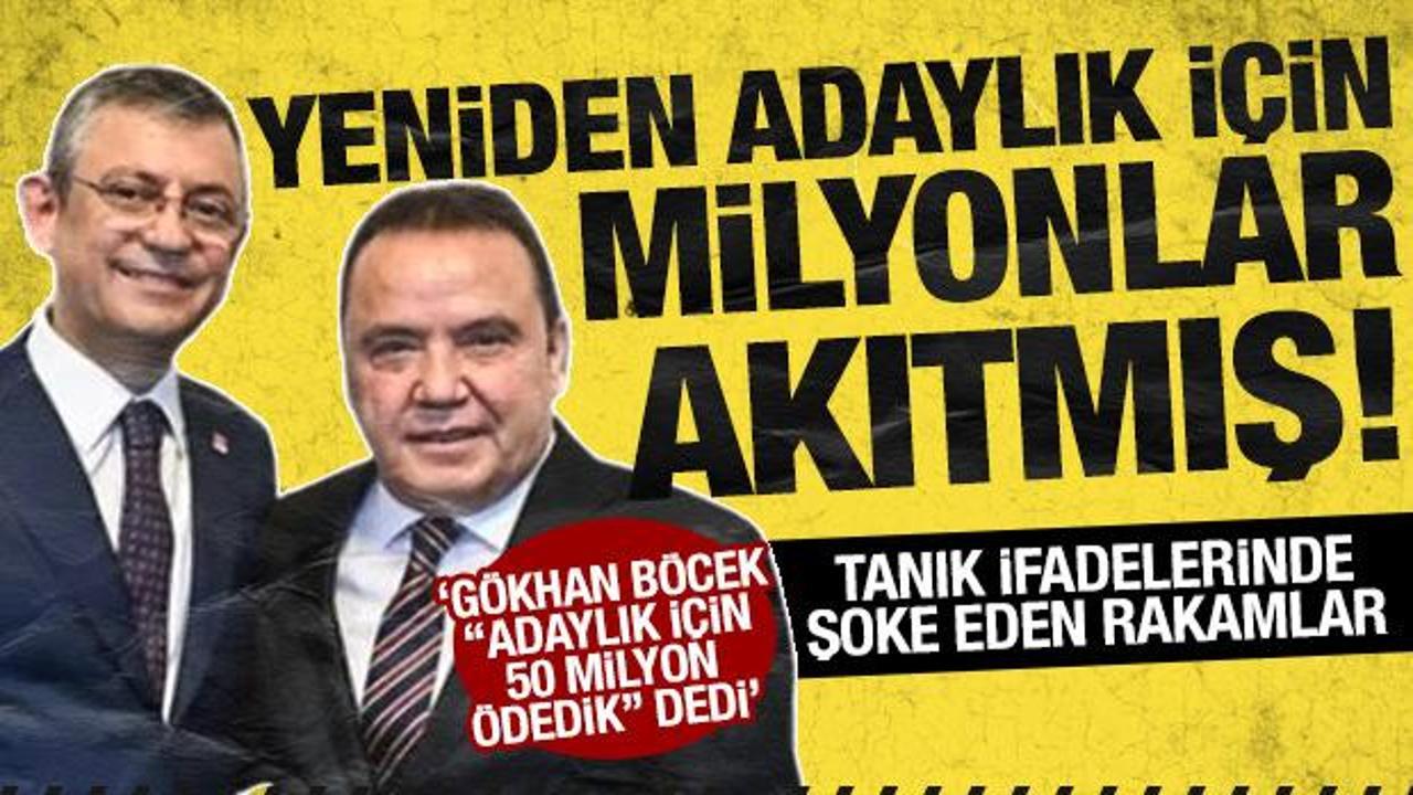 Muhittin B&ouml;cek davasında şoke eden ifade: Adaylık i&ccedil;in Genel Merkez'e milyonlar akıtmış!