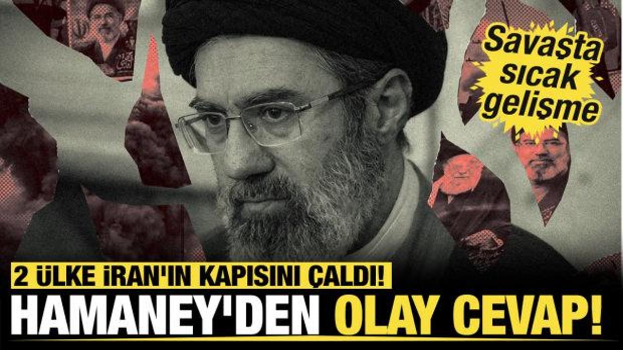 Son dakika...2 &uuml;lke İran'ın kapısını &ccedil;aldı! Hamaney'den olay cevap!