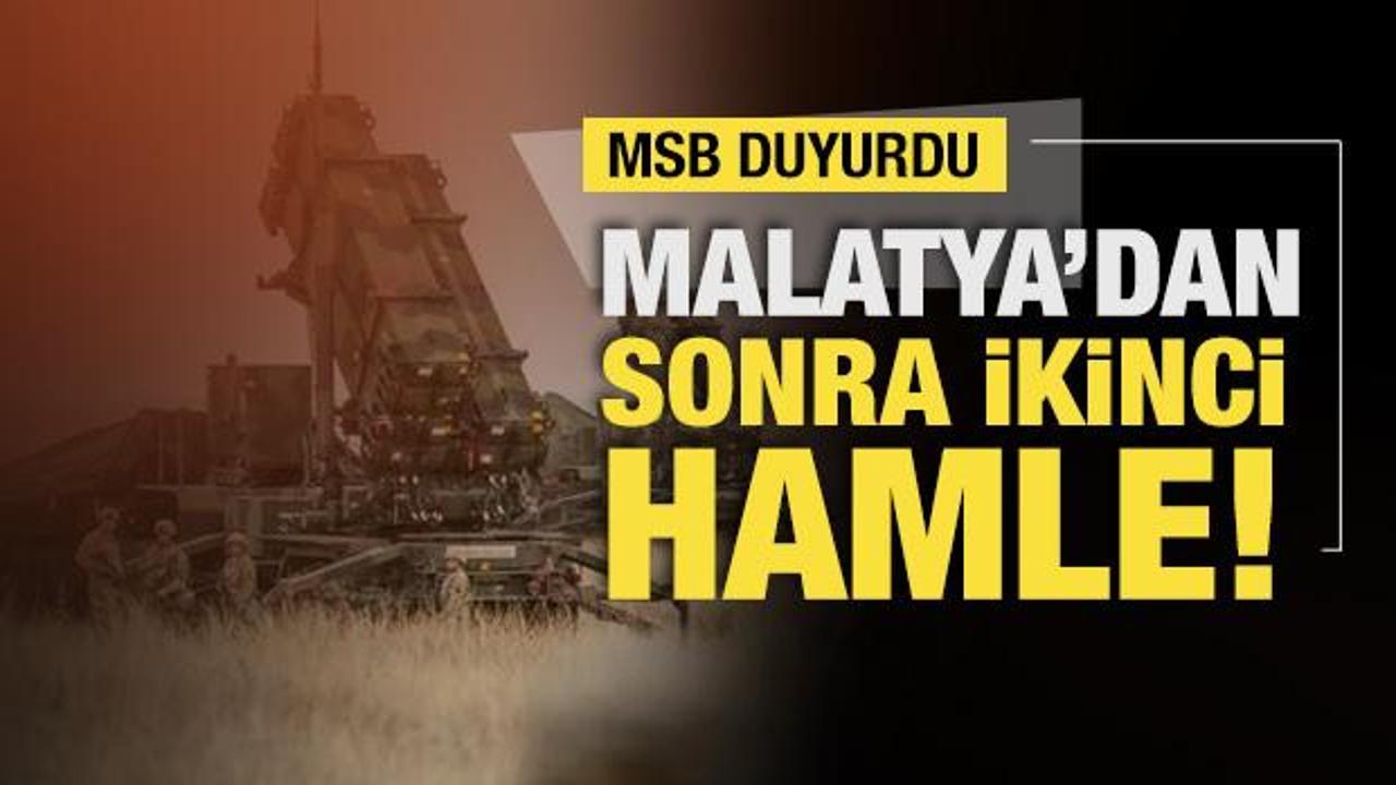 Son Dakika... MSB duyurdu: Adana'ya yeni Patriot konuşlandırılıyor