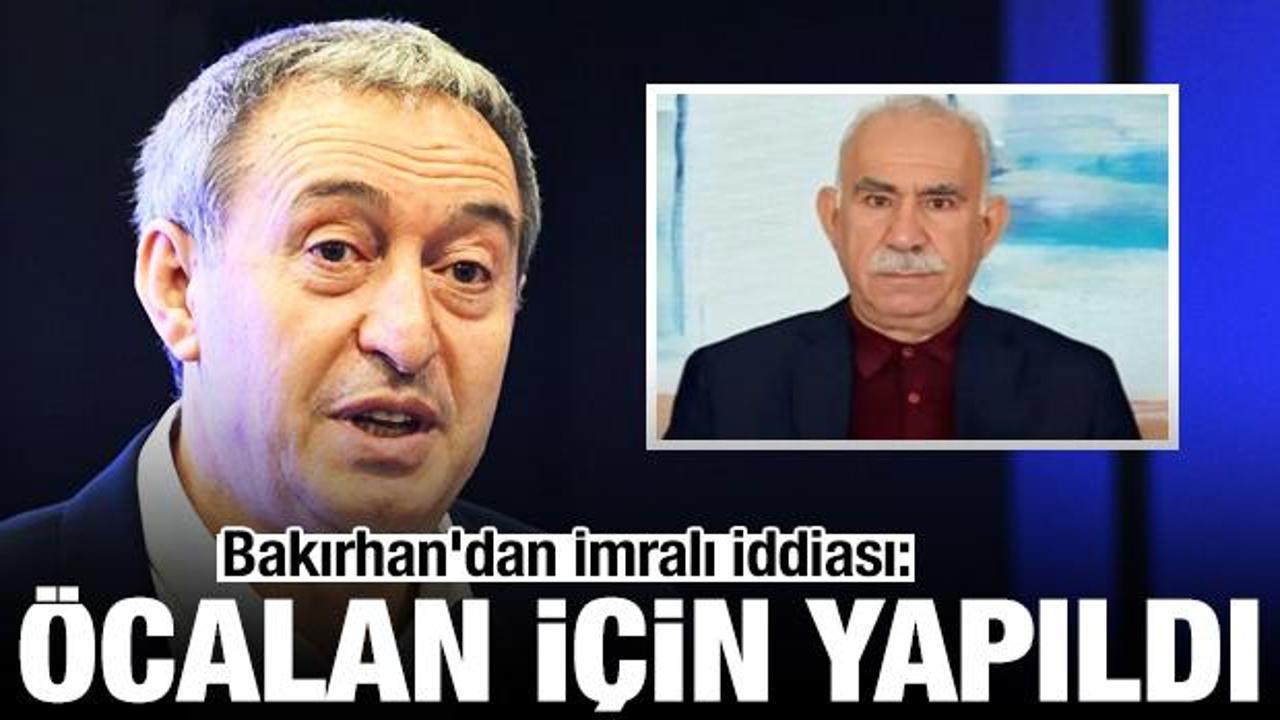 Bakırhan'dan İmralı iddiası: &Ouml;calan i&ccedil;in yeni yerleşke inşa edildi