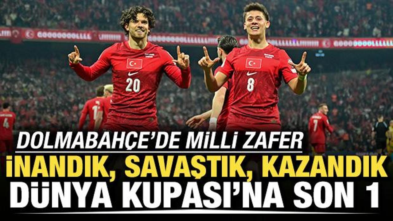 İnandık, savaştık, kazandık! D&uuml;nya Kupası'na son 1