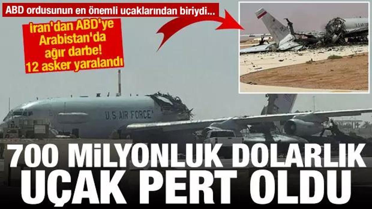 İran'dan ABD'ye Arabistan'da ağır darbe! 700 milyon u&ccedil;ak vuruldu, 12 askeri yaralandı, 