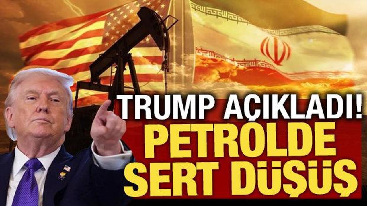 Trump a&ccedil;ıkladı! Petrol fiyatları sert d&uuml;şt&uuml;