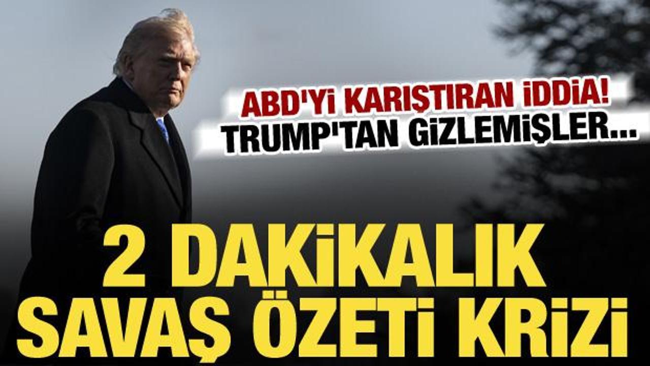 Trump'tan savaşın ger&ccedil;ekleri saklandı mı? 2 dakikalık video olay oldu