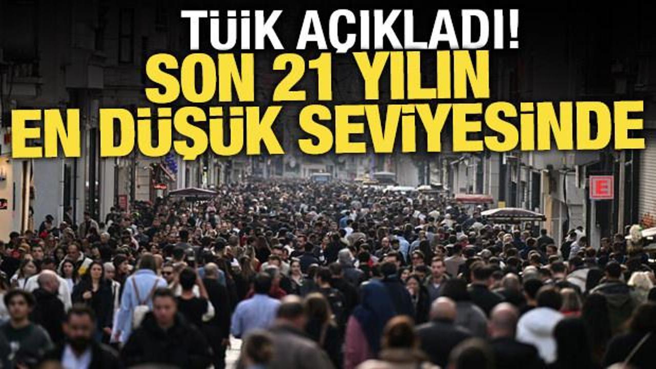 T&uuml;rkiye'de işsizlik oranı son 21 yılın en d&uuml;ş&uuml;k seviyesine indi