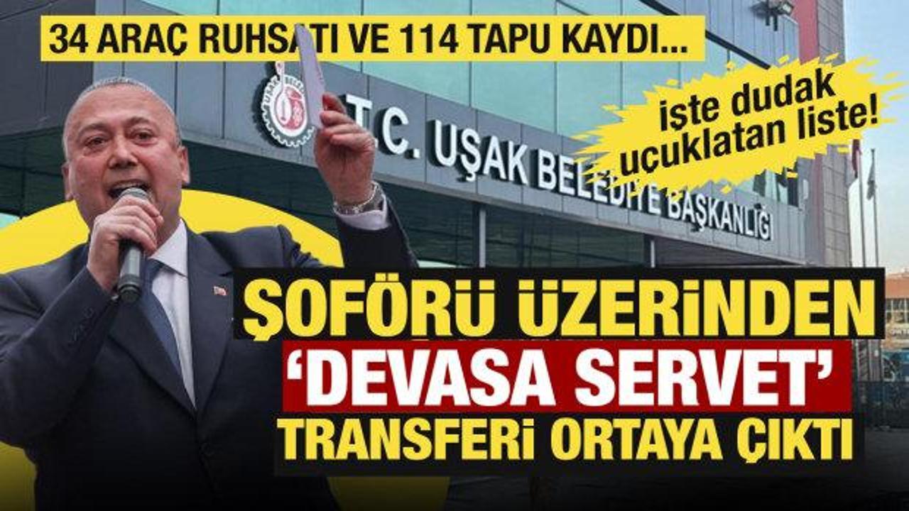 Uşak Belediyesindeki yolsuzluk ağında şof&ouml;r Cihan Aras'ın '&uuml;zerindeki' servet deşifre oldu