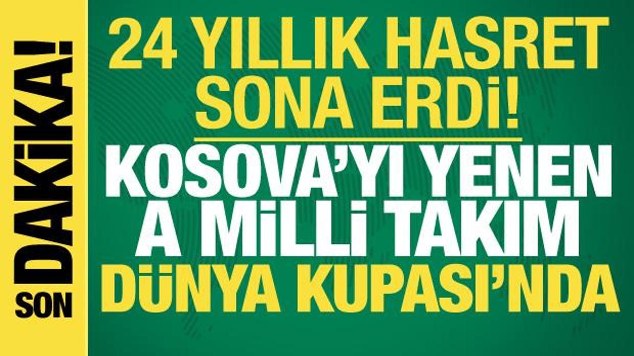 24 yıllık hasret sona erdi! A Milli Takım D&uuml;nya Kupası'nda