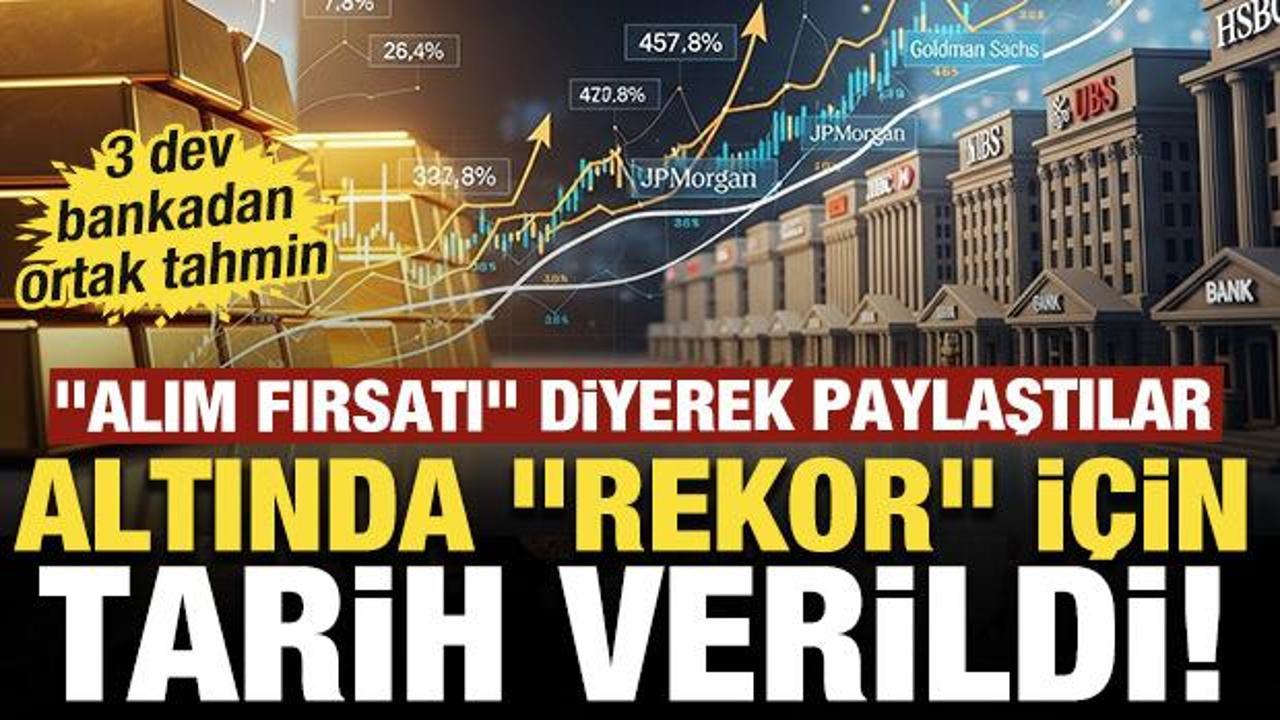 Altın fiyatlarında fırtına &ouml;ncesi sessizlik: &Uuml;&ccedil; dev kurumdan &ccedil;arpıcı tahmin