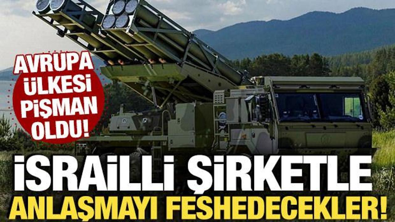 Avrupa ülkesi pişman oldu! İsrailli şirketle anlaşmayı feshedecekler