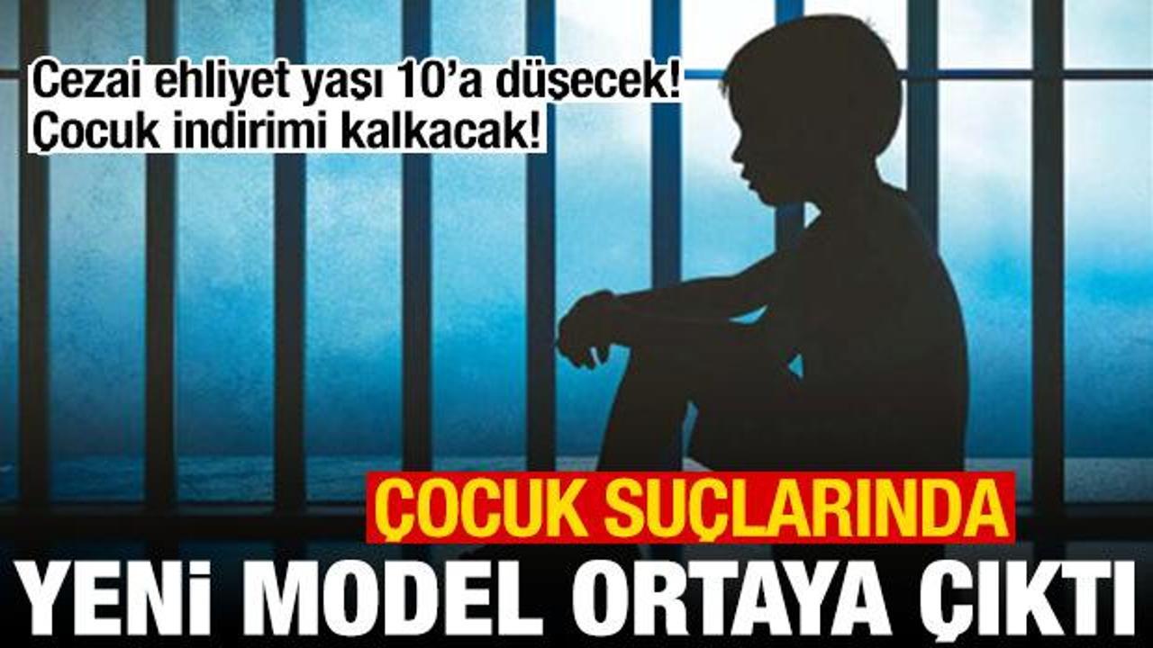 Çocuk suçlarında yeni model: Cezai ehliyet yaşı 10’a inecek, çocuk indirimi kalkacak
