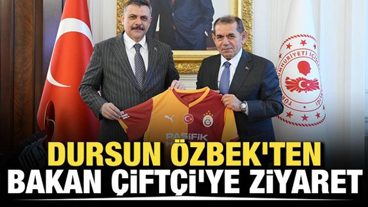 Dursun &Ouml;zbek'ten İ&ccedil;işleri Bakanı Mustafa &Ccedil;ift&ccedil;i'ye ziyaret