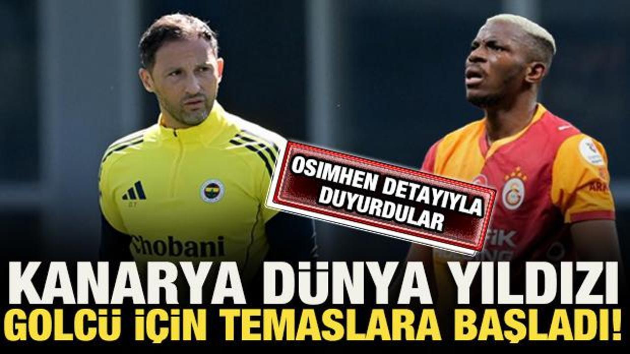 Fenerbah&ccedil;e d&uuml;nya yıldızı golc&uuml; i&ccedil;in temaslara başladı! Victor Osimhen detayıyla duyurdular