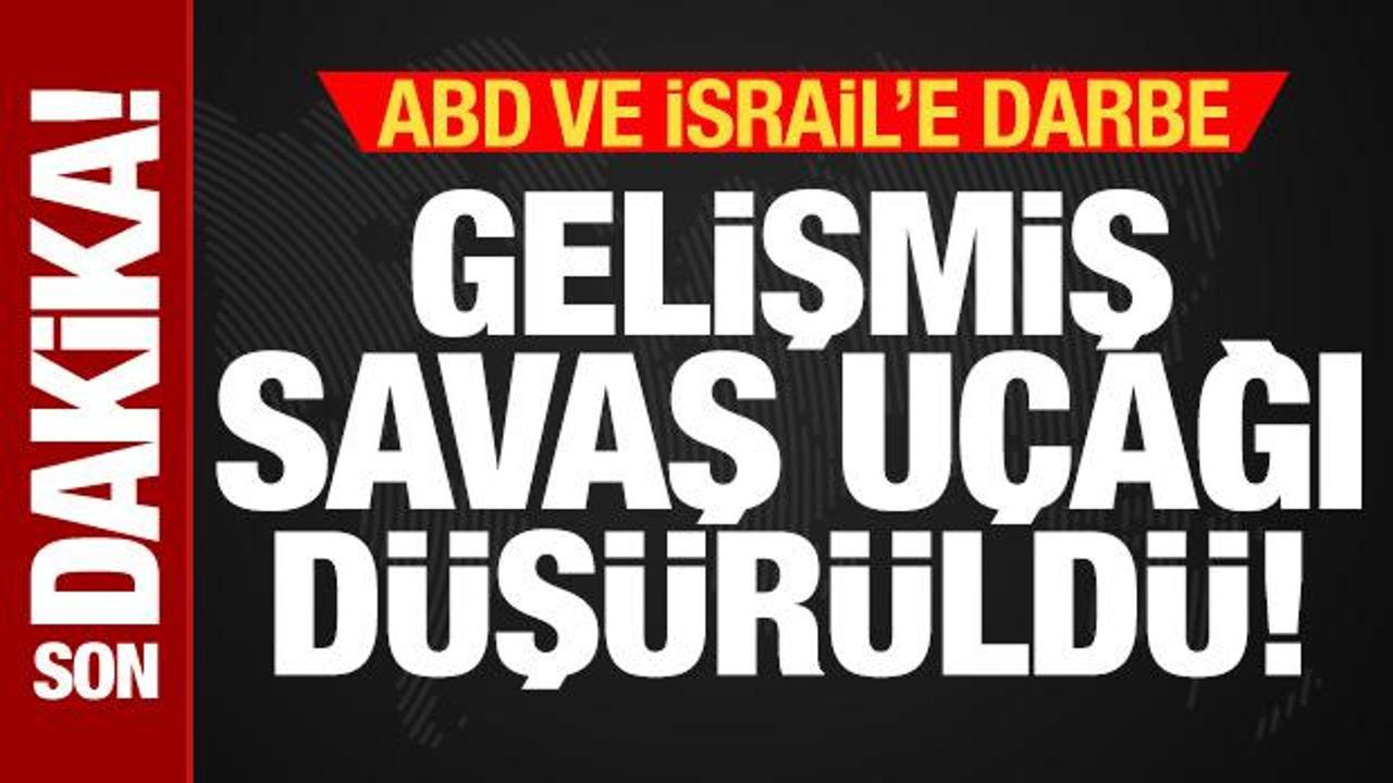 İran’dan ABD ve İsrail’e ağır darbe! Gelişmiş savaş uçağı düşürüldü