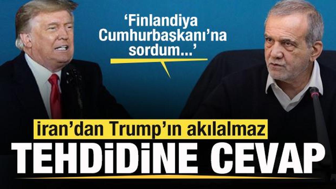 İran’dan Trump’ın akılalmaz tehdidine cevap!